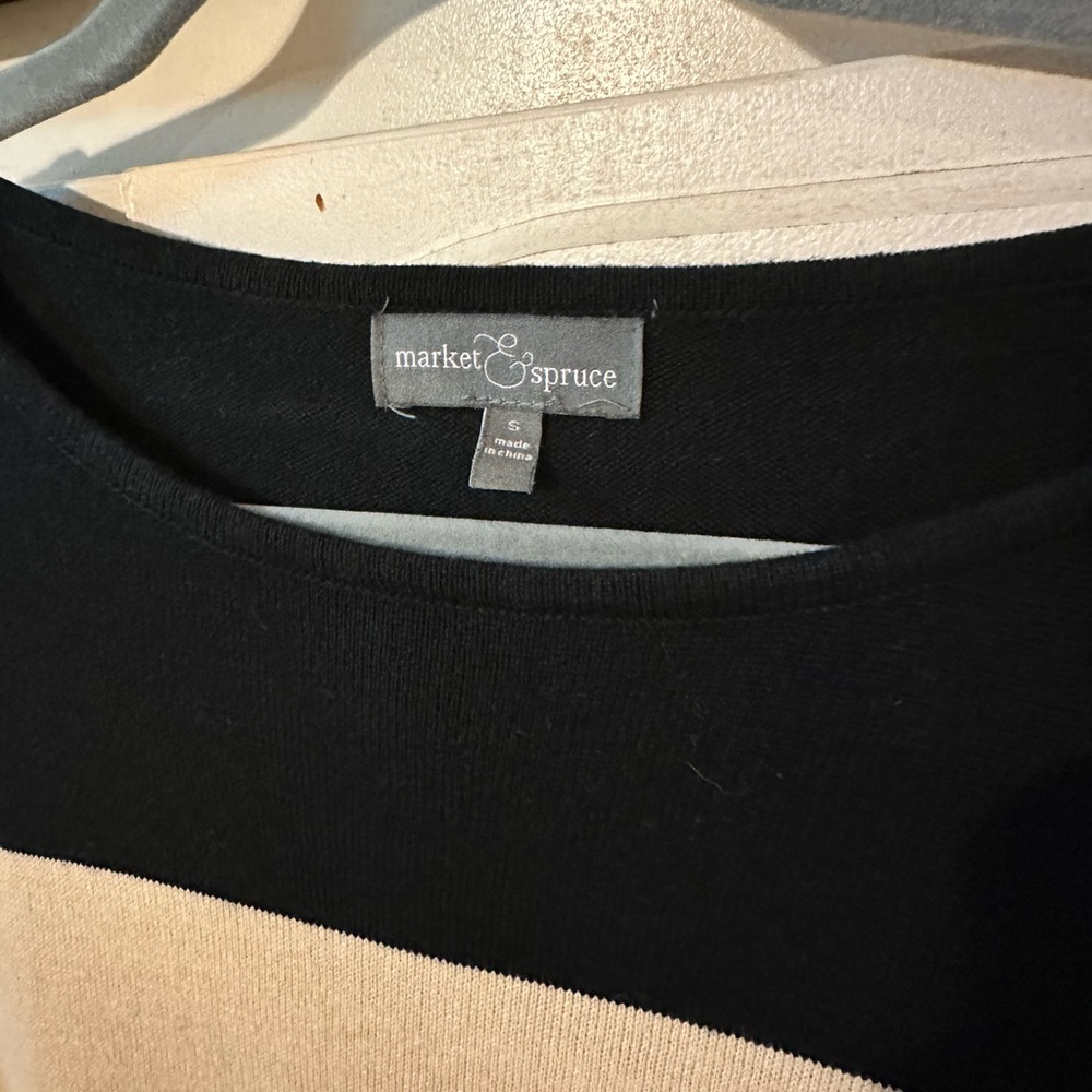 Market & Spruce Striped Abrielle Sweater - Picture 9 of 10